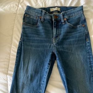 Madewell skinny jeans mid rise 9”